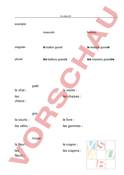 unregelmäßige adjektive französisch unregelmäßige adjektive französisch