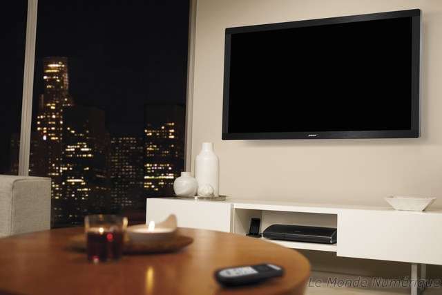 meuble tv home cinema intégré bose