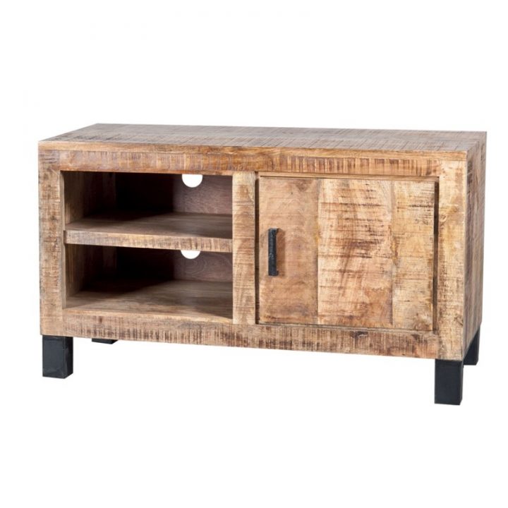 meuble tv bois manguier et métal meuble tv bois manguier et métal