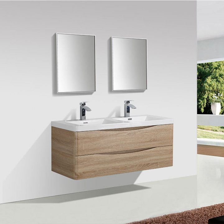 meuble lavabo double vasque