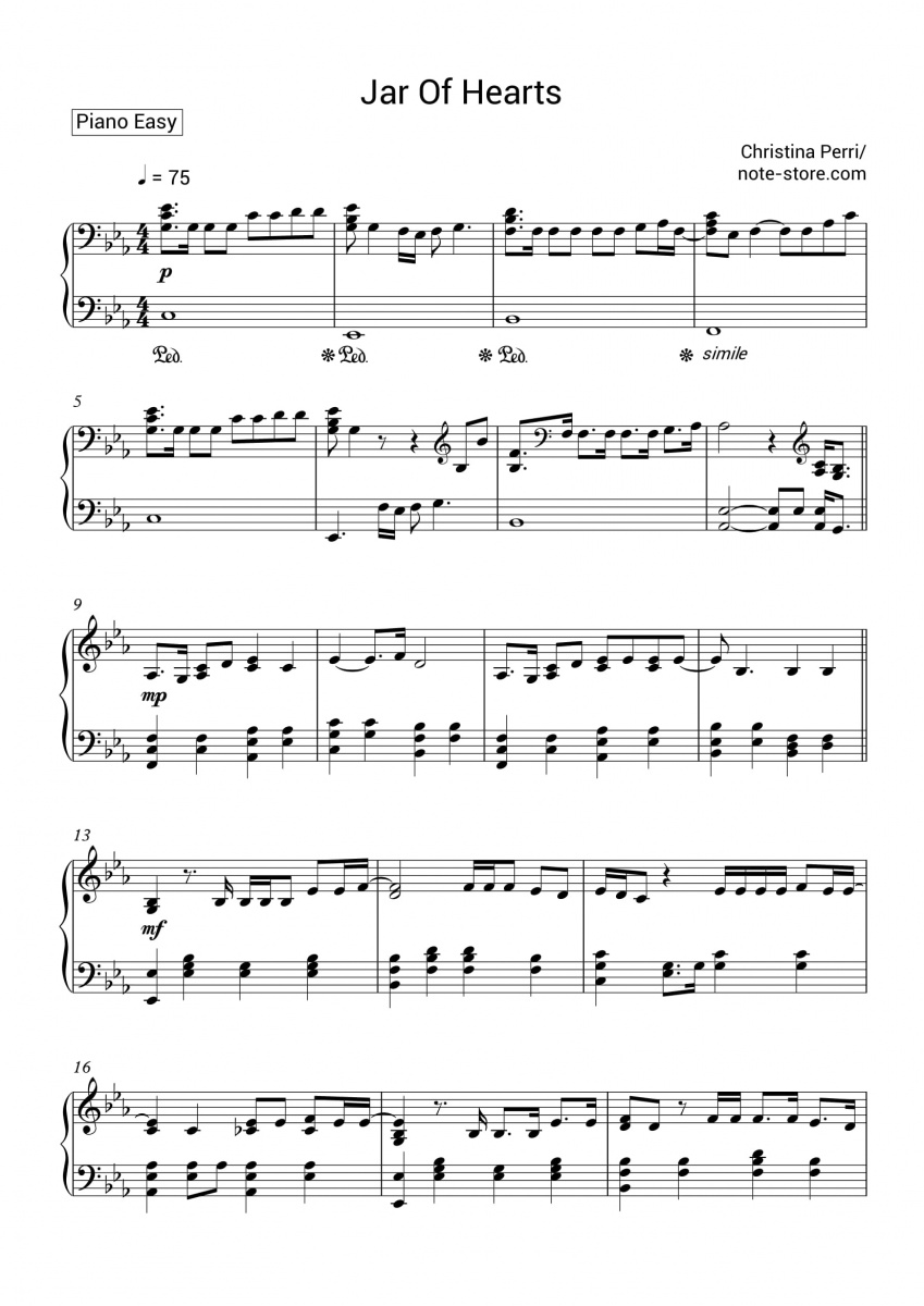 jar of hearts deutsch