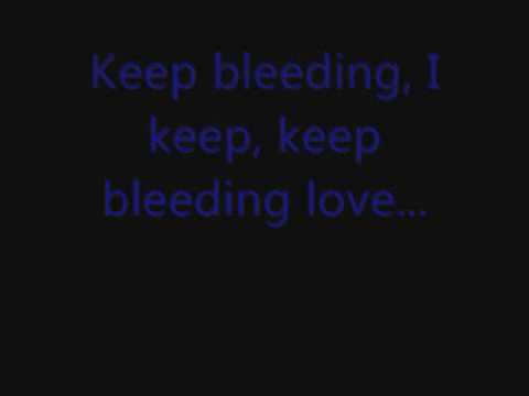 bleeding love lyrics deutsch