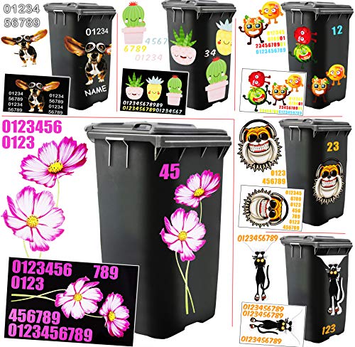 grüner aufkleber auf mülltonne grüner aufkleber auf mülltonne