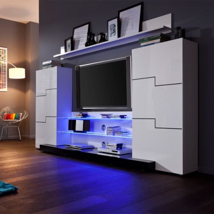 meuble tv blanc avec led meuble tv blanc avec led