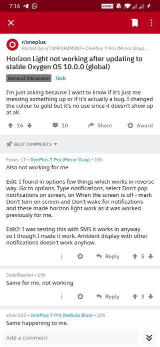 horizon light oneplus horizon light oneplus