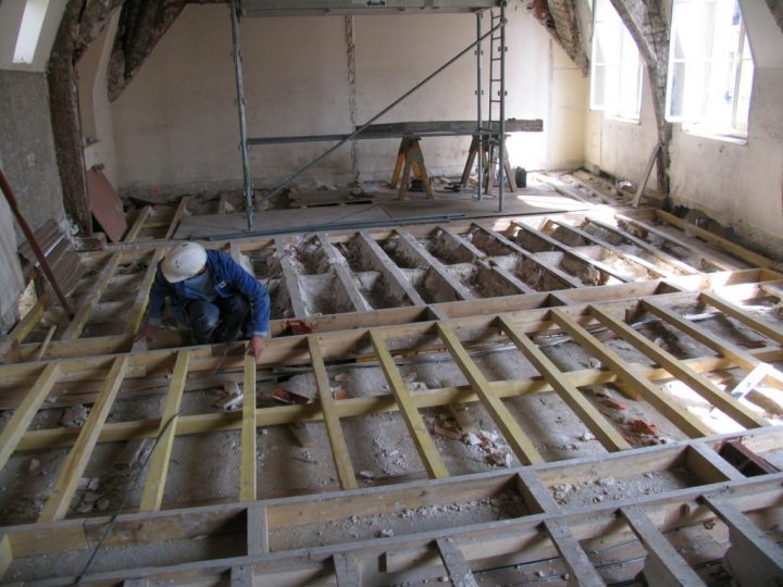 structure plancher immeuble ancien