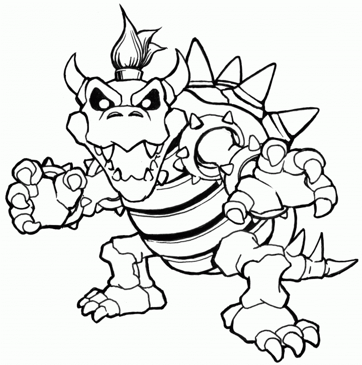 ausmalbilder bowser junior