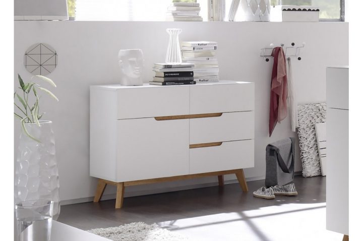 meuble bois et blanc scandinave