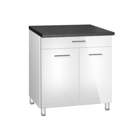 meuble bas cuisine 80 cm avec plan de travail