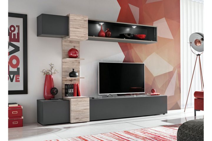 meubles tv mural design