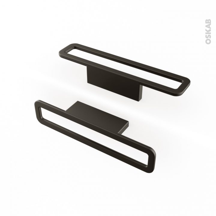 poignée meuble cuisine design noire poignée meuble cuisine design noire