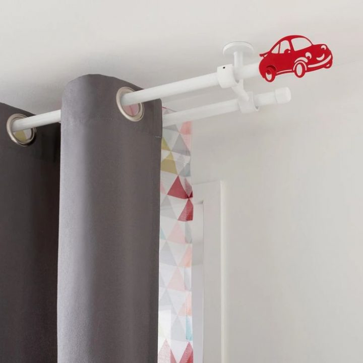 1 Support Double Tringle À Rideau Plafond City, 20/28 Mm destiné Leroy Merlin Tringle Rideau