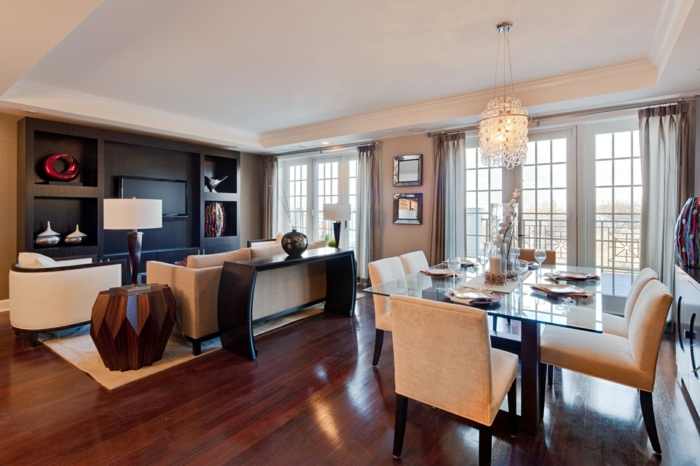 1001 + Idées Pour Une Couleur De Peinture Pour Salon Salle serapportantà Peinture Salon Salle À Manger