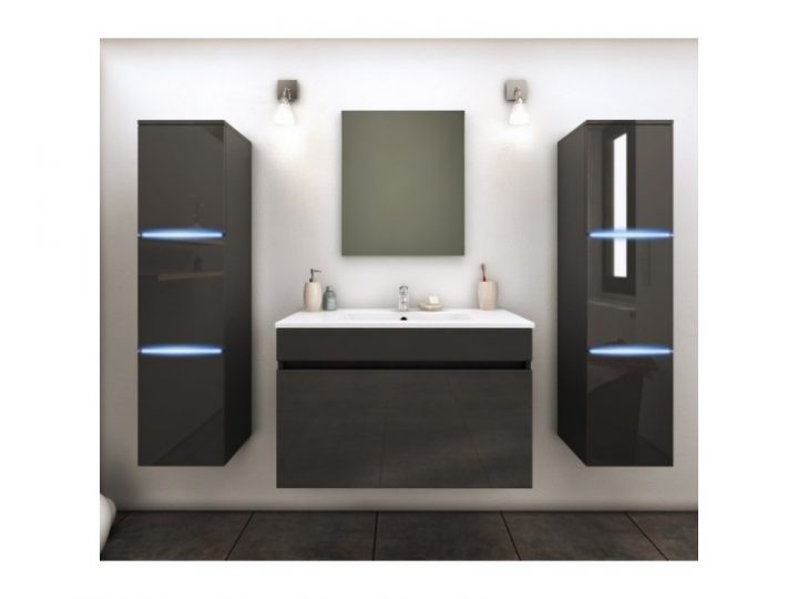 meuble salle de bain 80 cm avec colonne