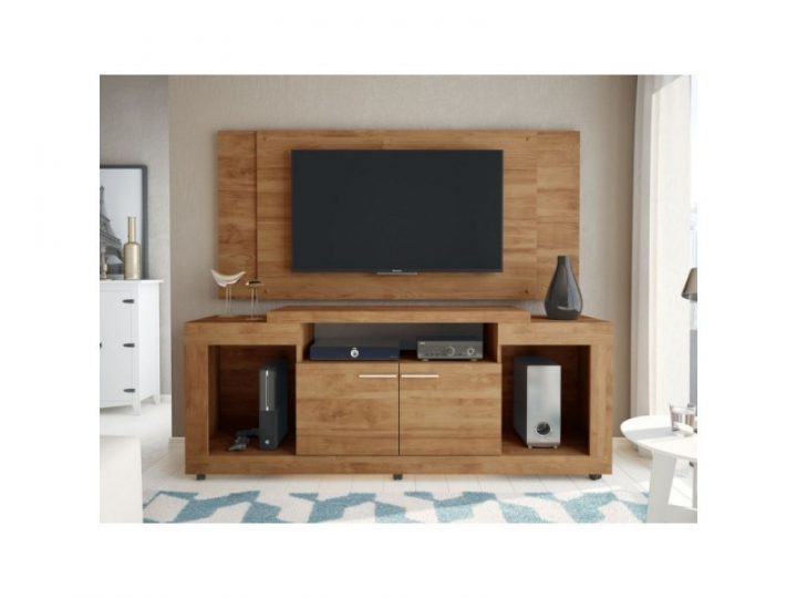 meuble tv mural en bois