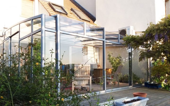 Abri Terrasse Télescopique – Destockage – Verandream dedans Abri Terrasse Telescopique