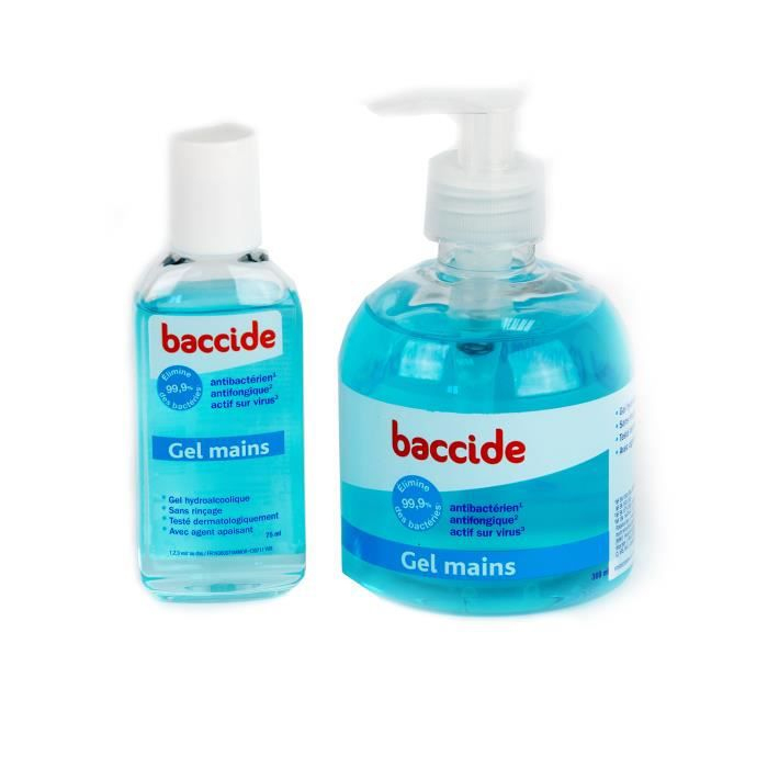 Baccide Gel Mains 300Ml + 1 Produit Gratuit 75Ml – Achat concernant Baccide Gel Mains Peaux Sensibles Baccide Gel Mains 300Ml + 1 Produit Gratuit 75Ml – Achat concernant Baccide Gel Mains Peaux Sensibles