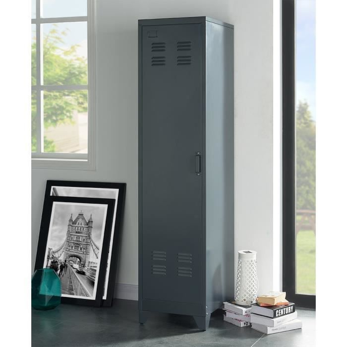 Camden Armoire Vestiaire Industriel Gris Foncé – L 43 Cm pour Vestiaire Industriel Occasion Camden Armoire Vestiaire Industriel Gris Foncé – L 43 Cm pour Vestiaire Industriel Occasion