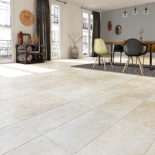 Carrelage Sol Et Mur Beige Effet Pierre Monastère L.30 X L à Carrelage Pour Escalier Intérieur Leroy Merlin