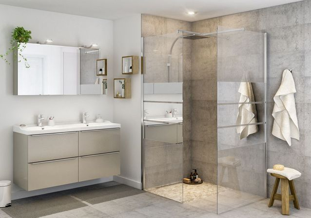 Ces Salles De Bains Castorama Ont Tout Pour Plaire - Elle concernant Miroir Salle De Bain Bricomarché Ces Salles De Bains Castorama Ont Tout Pour Plaire - Elle concernant Miroir Salle De Bain Bricomarché