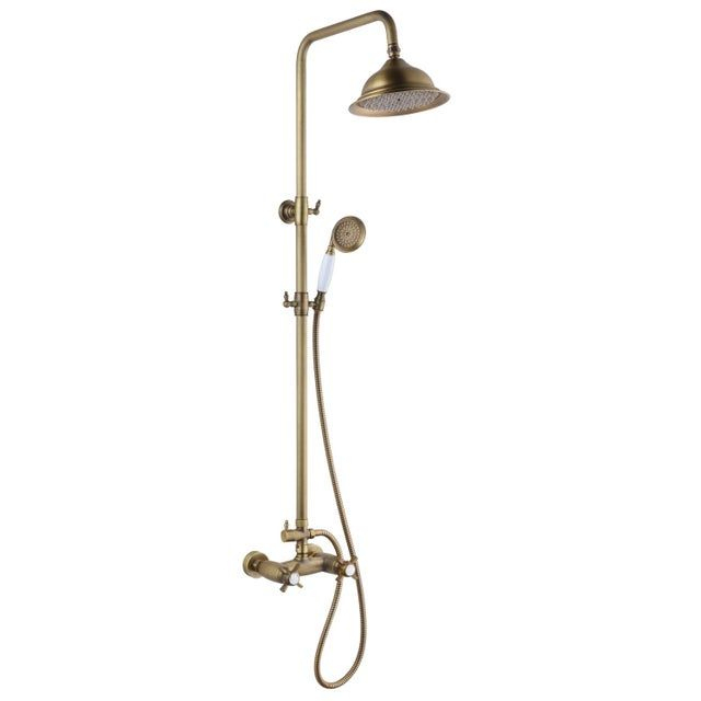 Colonne De Douche Avec Robinetterie, Rousseau Retro concernant Tête De Douche Leroy Merlin Colonne De Douche Avec Robinetterie, Rousseau Retro concernant Tête De Douche Leroy Merlin