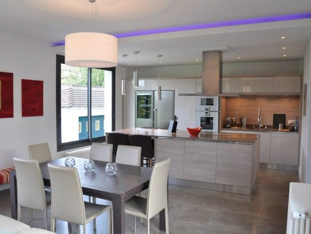 Cuisine Contemporaine Ouverte Sur Salon Et Salle À Manger tout Plan Sejour Cuisine 30M2 Cuisine Contemporaine Ouverte Sur Salon Et Salle À Manger tout Plan Sejour Cuisine 30M2