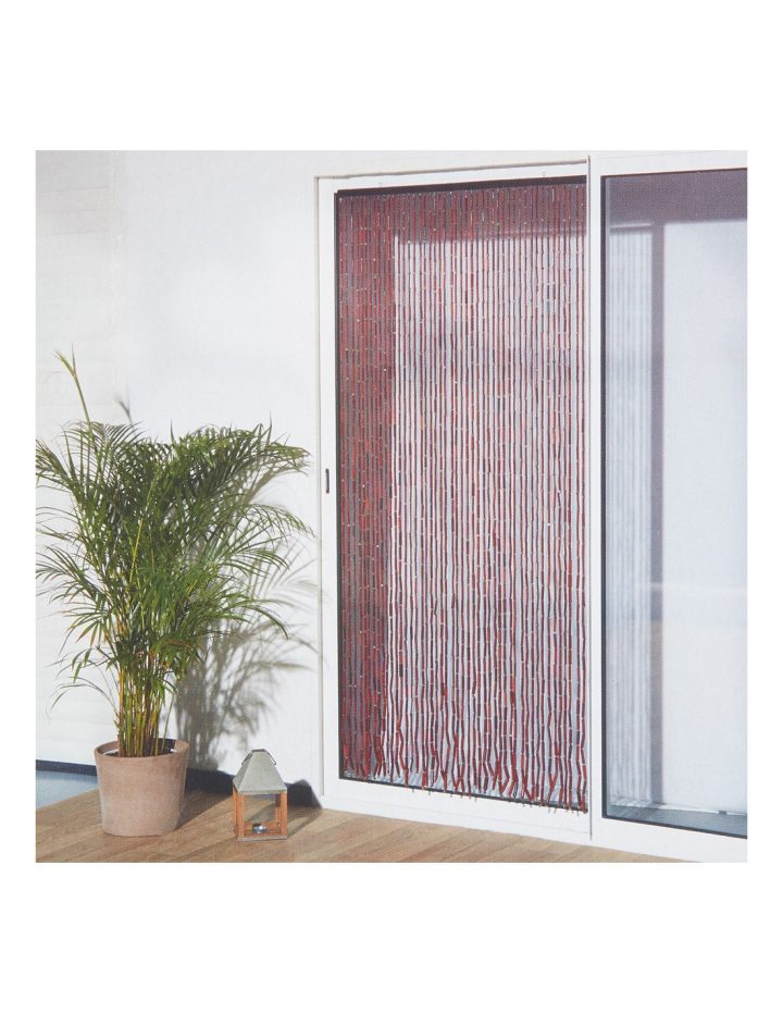 Diffusion 408156 Rideau De Porte Marron Anti-Mouches – 90 tout Rideau De Porte Lanières Plastique Anti Mouches