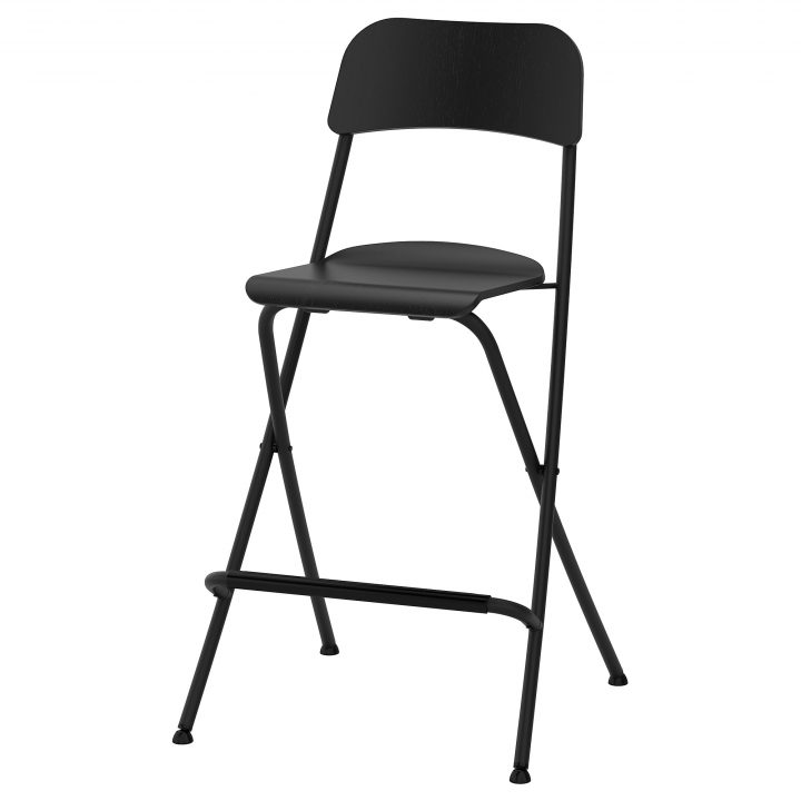 Franklin Chaise De Bar, Pliante – Noir, Noir – Ikea à Chaise Pliante Ikea Jardin