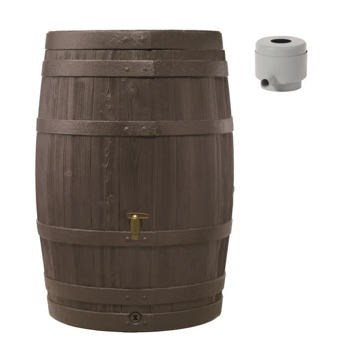 Garantia Kit Réservoir Tonneau Vino – 250 L – Marron pour Recuperateur Eau De Pluie Leclerc Garantia Kit Réservoir Tonneau Vino – 250 L – Marron pour Recuperateur Eau De Pluie Leclerc