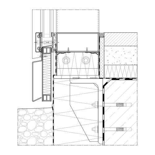 Glasfassade Detail Bodenanschluss | Haus Deko Ideen intérieur Stablux Zl-H
