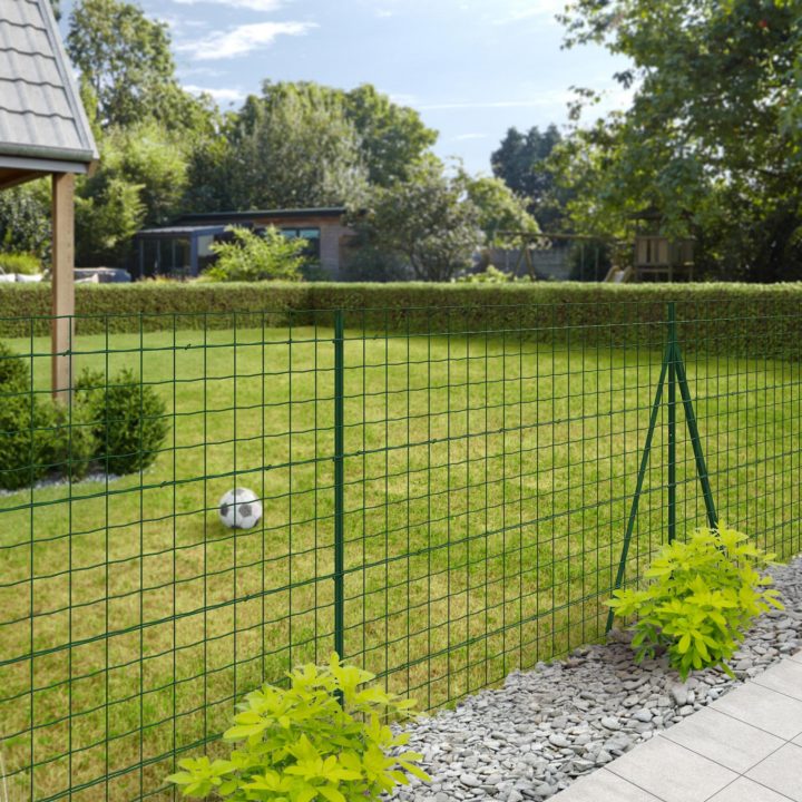 Grillage Rouleau Soudé Yucca Vert, H.1.5 X L.20 M, Maille encequiconcerne Leroy Merlin Clôture Rigide