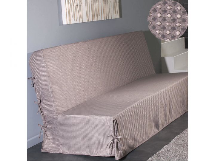 Housse De Clic Clac Caitlyn – Taupe – Dimensions concernant Housse Clic Clac Conforama