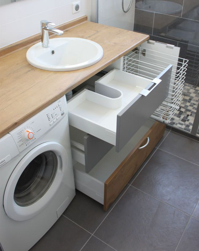 Idée Décoration Salle De Bain – Panier À Linge Dans Meuble à Meuble Salle De Bain Avec Panier À Linge Intégré Idée Décoration Salle De Bain – Panier À Linge Dans Meuble à Meuble Salle De Bain Avec Panier À Linge Intégré