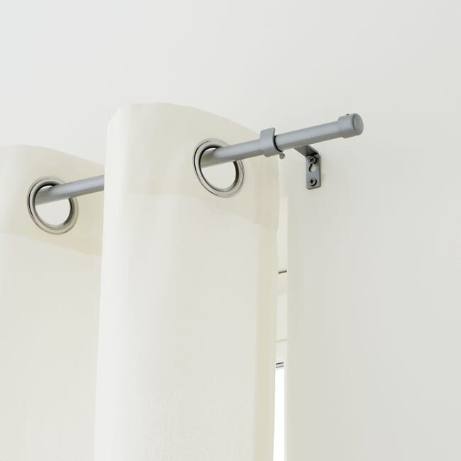 Kit De Tringle À Rideau Inspire Diam. 13/16 Mm Gris Mat serapportantà Leroy Merlin Tringle Rideau