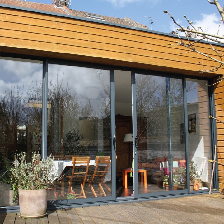 La Baie Coulissante Avec Partie Fixe Ternois Fermetures encequiconcerne Store Baie Vitrée Coulissante Ikea