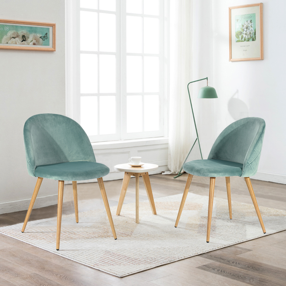 Lot De 2 Chaises De Salle A Manger Vert Velours - Vente De concernant Chaises Salle À Manger Conforama Lot De 2 Chaises De Salle A Manger Vert Velours - Vente De concernant Chaises Salle À Manger Conforama