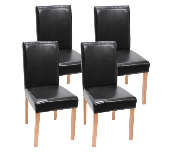 Lot De 4 Chaises De Salle À Manger Noir Avec Pieds En Bois dedans Chaise Salle A Manger But Lot De 4 Chaises De Salle À Manger Noir Avec Pieds En Bois dedans Chaise Salle A Manger But