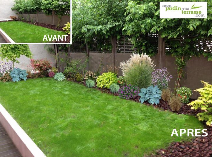Massif Ombre Mur | Amenagement Jardin, Jardins encequiconcerne Idee Amenagement Jardin Devant Maison