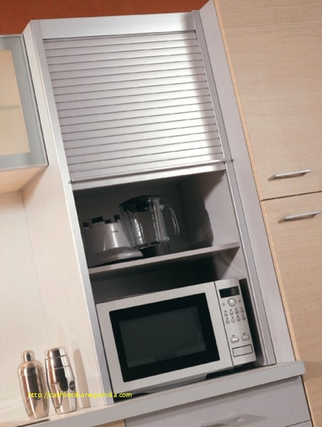 Meuble Haut Cuisine Rideau dedans Kit Rideau Coulissant Pour Meuble