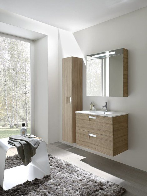 Meuble Pour Salle De Bain / Meuble Sous-Vasque En avec Stratifié Salle De Bain Meuble Pour Salle De Bain / Meuble Sous-Vasque En avec Stratifié Salle De Bain