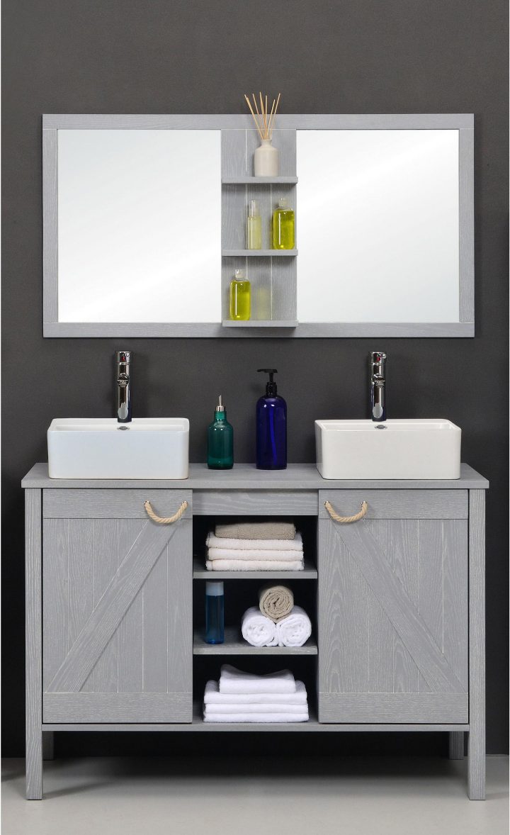 Meuble Salle De Bains 3 Pièces L.120 X H.60 X P.50 Cm dedans Meuble Salle De Bain Brico Depot Avis Meuble Salle De Bains 3 Pièces L.120 X H.60 X P.50 Cm dedans Meuble Salle De Bain Brico Depot Avis