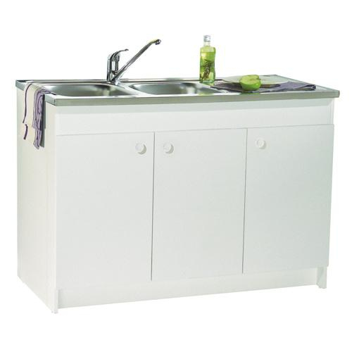 Meuble Sous Évier Decliq-Dimensions : 120X60X82-Meuble 3 tout Meuble Sous Evier 3 Portes Brico Depot Meuble Sous Évier Decliq-Dimensions : 120X60X82-Meuble 3 tout Meuble Sous Evier 3 Portes Brico Depot