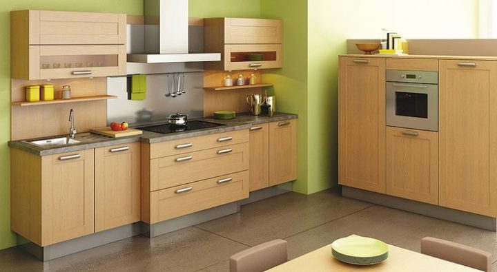 Modèle De Cuisine Équipée Design Et Contemporaine En Bois pour Cuisine Équipée Occasion Modèle De Cuisine Équipée Design Et Contemporaine En Bois pour Cuisine Équipée Occasion