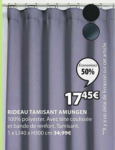 Offre Le Rideau Tamisant "Zebra" Chez Bazarland avec Rideau Tamisant Centrakor