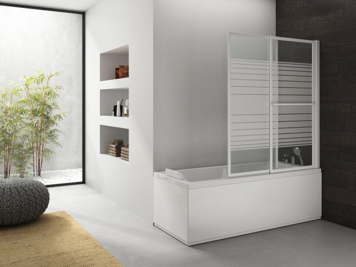 Pare-Baignoire Pivotant Relevable Sérigraphié Blanc, H.140 à Pare Baignoire Leroy Merlin Pare-Baignoire Pivotant Relevable Sérigraphié Blanc, H.140 à Pare Baignoire Leroy Merlin