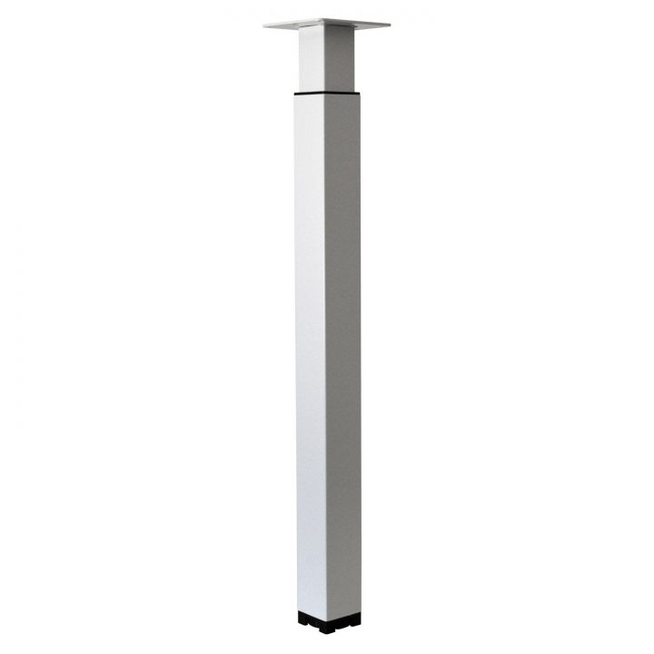 Pied De Table Carré Réglable Acier Époxy Blanc, 70 Cm à Pied Table Rabattable Leroy Merlin Pied De Table Carré Réglable Acier Époxy Blanc, 70 Cm à Pied Table Rabattable Leroy Merlin