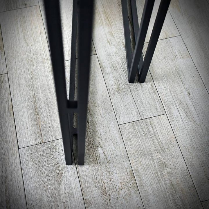 Pied De Table Industriel En Acier Trapézoïdal Duo (80 X tout Pied De Table Leroy Merlin Pied De Table Industriel En Acier Trapézoïdal Duo (80 X tout Pied De Table Leroy Merlin