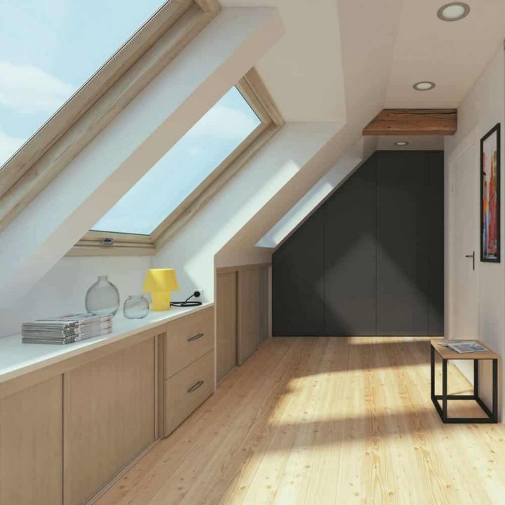 Placard Dressing Sous Pente | Rangements | Optimal Annecy encequiconcerne Dressing Sur Mesure Mansarde