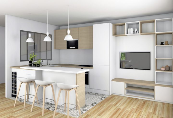 Plan De Cuisine Avec Sejour – Tendancesdesign.fr serapportantà Plan Sejour Cuisine 30M2 Plan De Cuisine Avec Sejour – Tendancesdesign.fr serapportantà Plan Sejour Cuisine 30M2