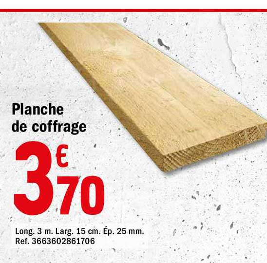 Planche De Coffrage Bricomarché – Meilleures Idées De intérieur Planche Bois Brico Depot